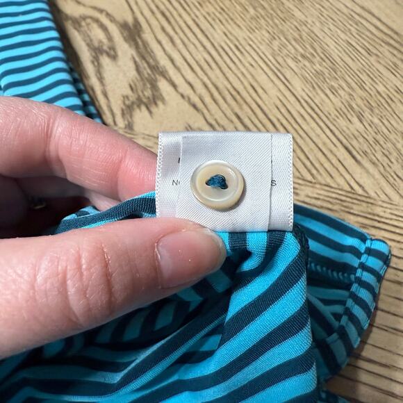 Peter Millar Summer Comfort Striped Performance Polo Blue Fish Competition Large - Picture 6 of 8